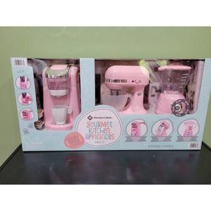 Kids Gourmet Kitchen Appliances toy set of three - Pink